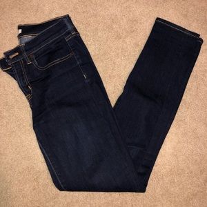 Dark J.Crew Skinny/Stretch Jeans